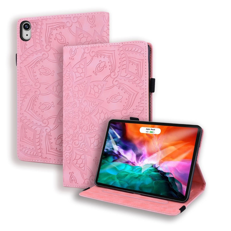 Custodia portafoglio in pelle goffrata per iPad mini 6