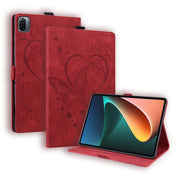 Custodia in pelle a libro orizzontale con motivo a farfalla Love con supporto e funzione Sleep / Wake-up, For Xiaomi Pad 5 / Pad 5 Pro