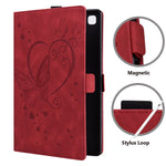 Custodia in pelle a libro orizzontale con motivo a farfalla Love con supporto e funzione Sleep / Wake-up, For Xiaomi Pad 5 / Pad 5 Pro