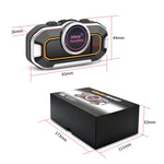 Casco moto V9 Pro Bluetooth Walkie-talkie Supporto FM, Helmet Bluetooth Walkie-talkie