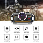 Casco moto V9 Pro Bluetooth Walkie-talkie Supporto FM, Helmet Bluetooth Walkie-talkie