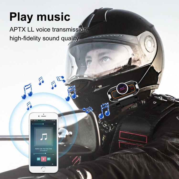 Casco moto V9 Pro Bluetooth Walkie-talkie Supporto FM, Helmet Bluetooth Walkie-talkie