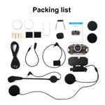 Casco moto V9 Pro Bluetooth Walkie-talkie Supporto FM, Helmet Bluetooth Walkie-talkie