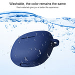 Per QCY HT03 Custodia protettiva per auricolari in silicone liquido integrato con gancio
