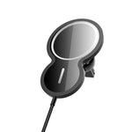 W34 Supporto per telefono cellulare per caricabatterie wireless per auto magnetico a forma di zucca invertita