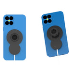 W34 Supporto per telefono cellulare per caricabatterie wireless per auto magnetico a forma di zucca invertita