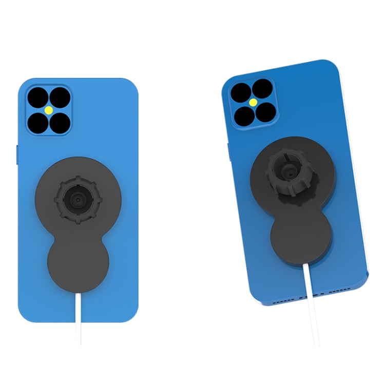 W34 Supporto per telefono cellulare per caricabatterie wireless per auto magnetico a forma di zucca invertita