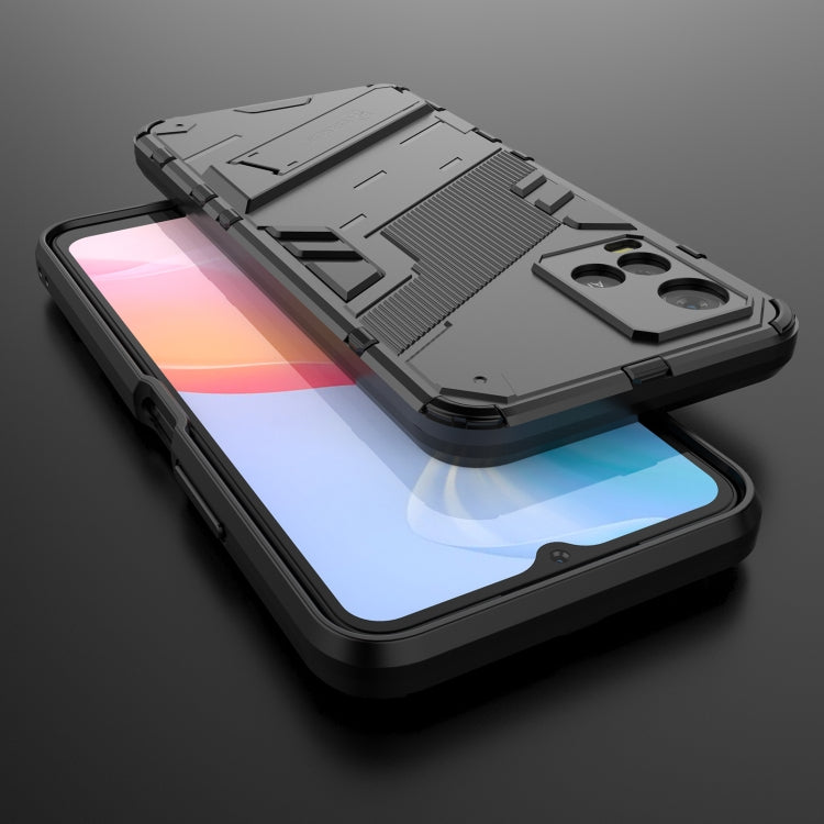Punk Armor 2 in 1 PC + custodia antiurto in TPU con supporto invisibile, For vivo Y21