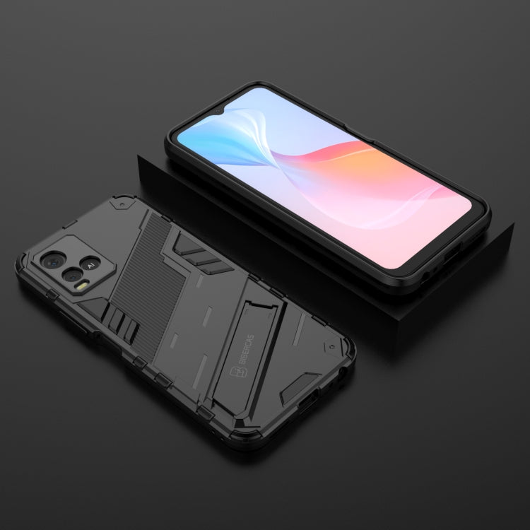 Punk Armor 2 in 1 PC + custodia antiurto in TPU con supporto invisibile, For vivo Y21