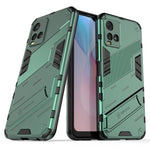 Punk Armor 2 in 1 PC + custodia antiurto in TPU con supporto invisibile, For vivo Y21