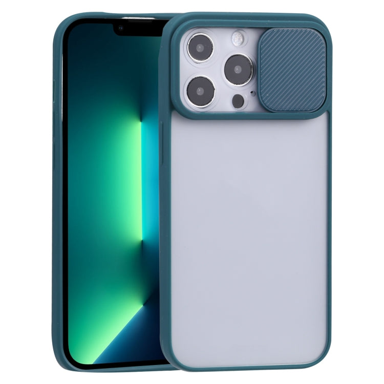 Custodia TPU con copri fotocamera scorrevole per iPhone 13 Pro Ma