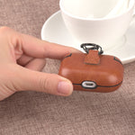 Custodia protettiva in pelle per auricolari wireless Apple AirPods Pro con gancio