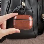 Custodia protettiva in pelle per auricolari wireless Apple AirPods Pro con gancio