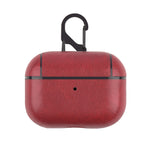 Custodia protettiva in pelle per auricolari wireless Apple AirPods Pro con gancio