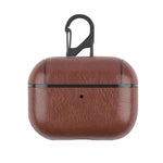 Custodia protettiva in pelle per auricolari wireless Apple AirPods Pro con gancio