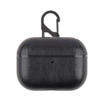 Custodia protettiva in pelle per auricolari wireless Apple AirPods Pro con gancio