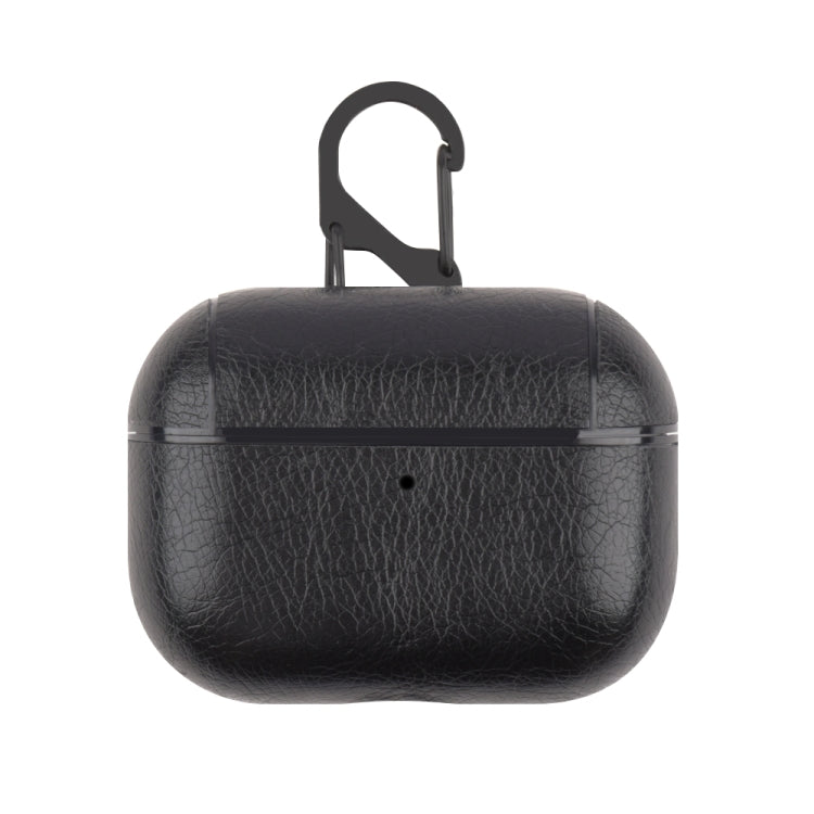 Custodia protettiva in pelle per auricolari wireless Apple AirPods Pro con gancio