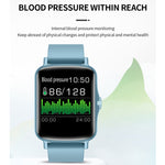PTone Touch screen HD da 1,44 pollici IP67 Orologio intelligente impermeabile, supporto monitoraggio del sonno / monitoraggio della frequenza cardiaca / monitoraggio della pressione sanguigna