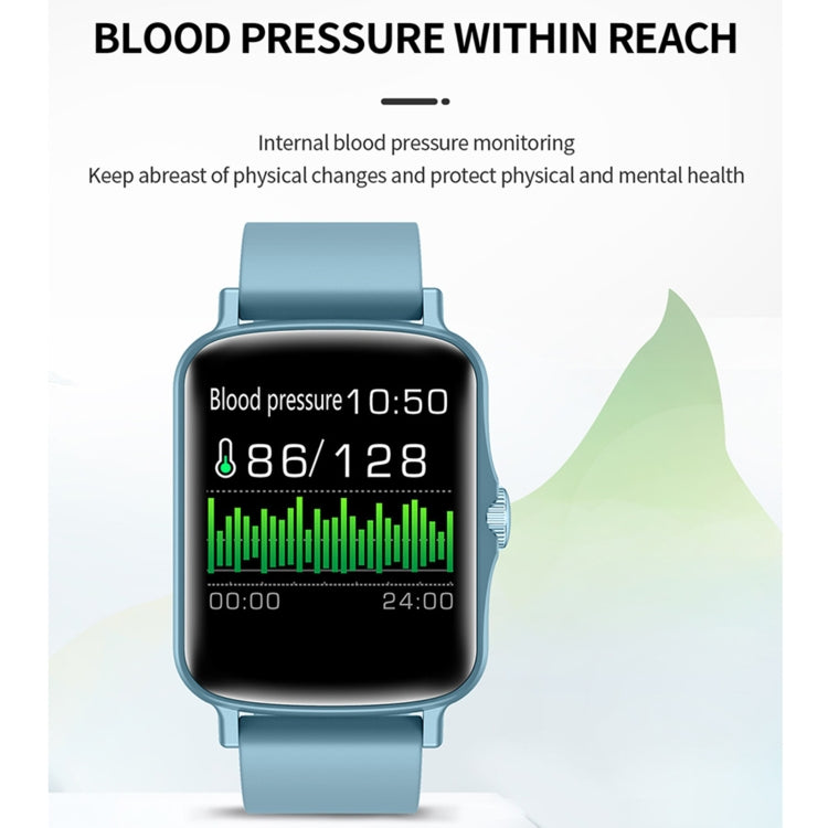 PTone Touch screen HD da 1,44 pollici IP67 Orologio intelligente impermeabile, supporto monitoraggio del sonno / monitoraggio della frequenza cardiaca / monitoraggio della pressione sanguigna