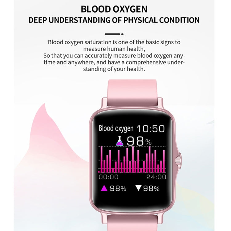 PTone Touch screen HD da 1,44 pollici IP67 Orologio intelligente impermeabile, supporto monitoraggio del sonno / monitoraggio della frequenza cardiaca / monitoraggio della pressione sanguigna