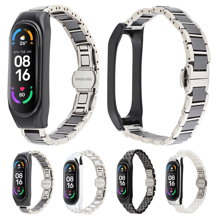 Cinturino di ricambio per cinturino in ceramica, For Xiaomi Mi Band 6 / 5, For Xiaomi Mi Band 4 / 3