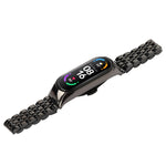 Cinturino di ricambio per cinturino in acciaio inossidabile a sette sfere, For Xiaomi Mi Band 6 / 5, For Xiaomi Mi Band 4 / 3