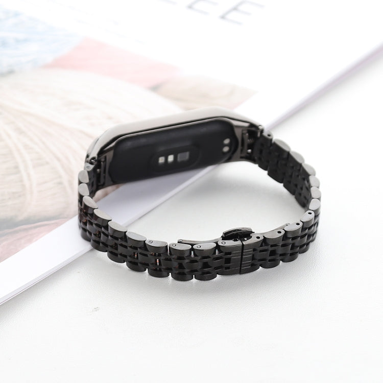 Cinturino di ricambio per cinturino in acciaio inossidabile a sette sfere, For Xiaomi Mi Band 6 / 5, For Xiaomi Mi Band 4 / 3