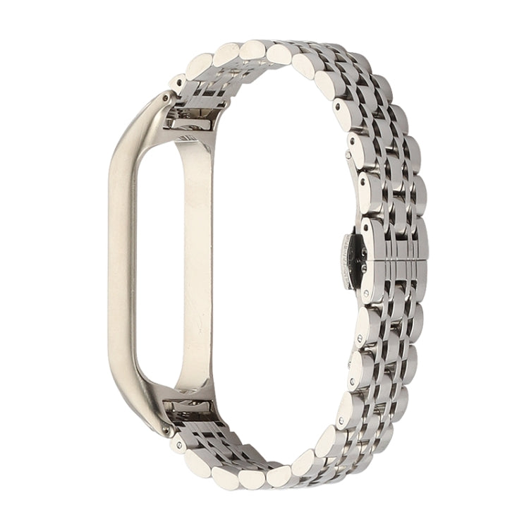 Cinturino di ricambio per cinturino in acciaio inossidabile a sette sfere, For Xiaomi Mi Band 6 / 5, For Xiaomi Mi Band 4 / 3