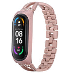 Cinturino di ricambio per cinturino in lega diamantata a forma di X, For Xiaomi Mi Band 6 / 5, For Xiaomi Mi Band 4 / 3