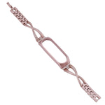 Cinturino di ricambio per cinturino in lega diamantata a forma di X, For Xiaomi Mi Band 6 / 5, For Xiaomi Mi Band 4 / 3