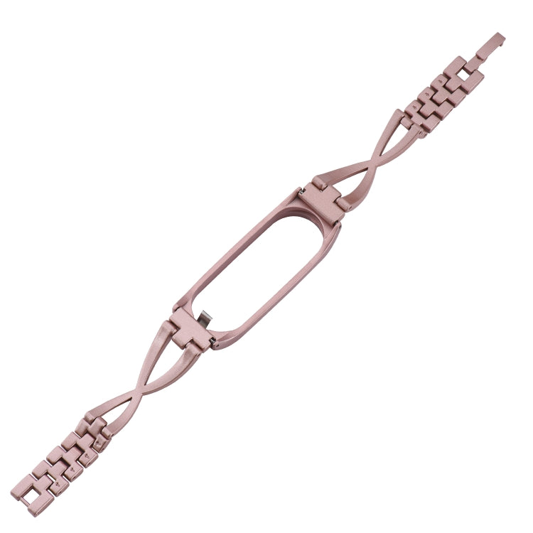 Cinturino di ricambio per cinturino in lega diamantata a forma di X, For Xiaomi Mi Band 6 / 5, For Xiaomi Mi Band 4 / 3