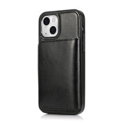 Custodia protettiva antiurto in PU + TPU con slot per schede e supporto, For iPhone 13 mini, For iPhone 13, For iPhone 13 Pro, For iPhone 13 Pro Max
