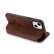 Forte chiusura magnetica Custodia in pelle PU + TPU con slot per schede e supporto, For iPhone 13 mini, For iPhone 13, For iPhone 13 Pro, For iPhone 13 Pro Max