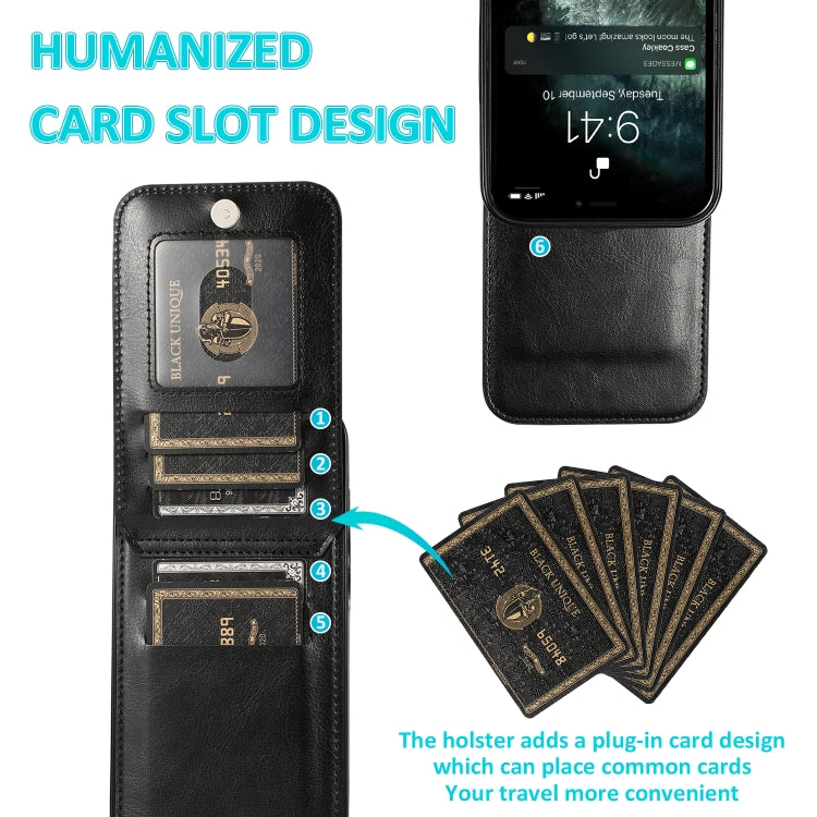 Custodia TPU con slot carte per iPhone 13 Pro Max