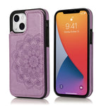 Custodia portafoglio PU TPU con slot carte per iPhone 13