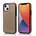 Custodia portafoglio PU TPU con slot carte per iPhone 13