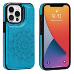 Custodia portafoglio PU TPU con slot carte per iPhone 13