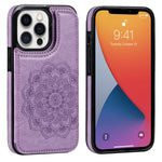 Custodia portafoglio PU TPU con slot carte per iPhone 13