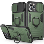 Cover antiurto in TPU e PC con anello per iPhone 13 mini