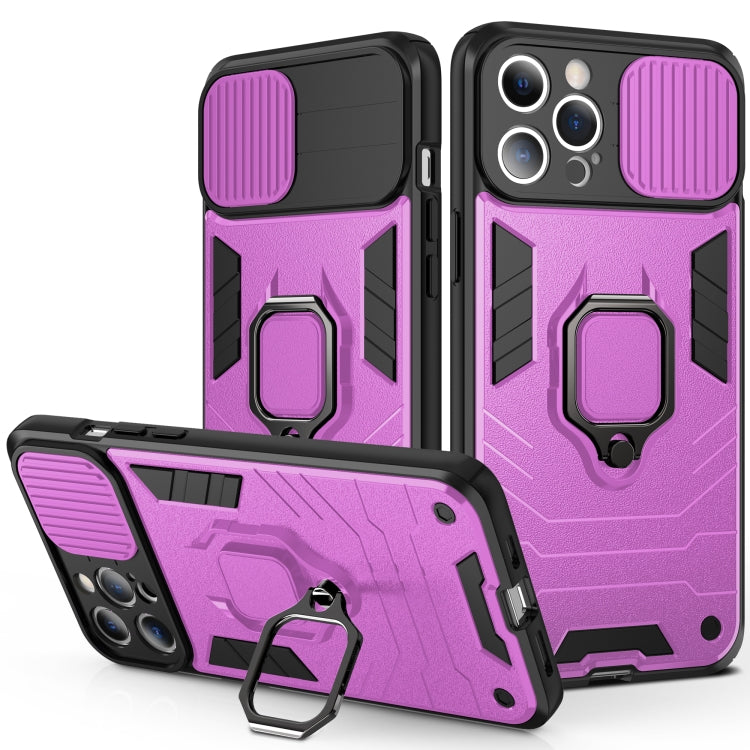 Cover antiurto in TPU e PC con anello per iPhone 13 mini