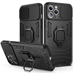 Cover antiurto in TPU e PC con anello per iPhone 13 mini