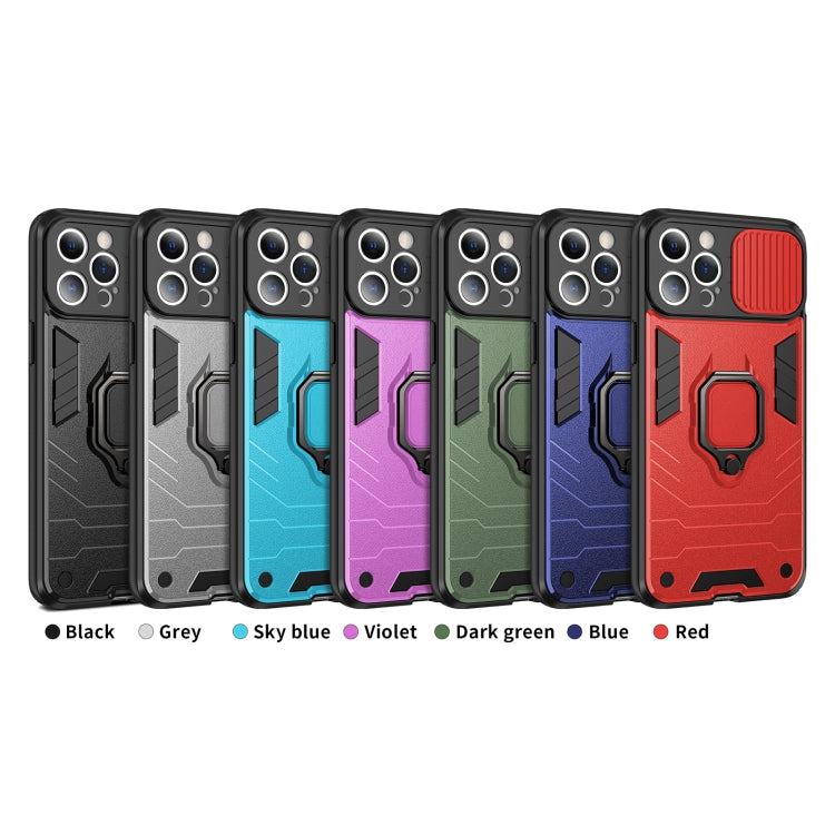 Cover antiurto in TPU e PC con anello per iPhone 13 mini