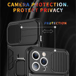 Cover antiurto in TPU e PC con anello per iPhone 13 mini