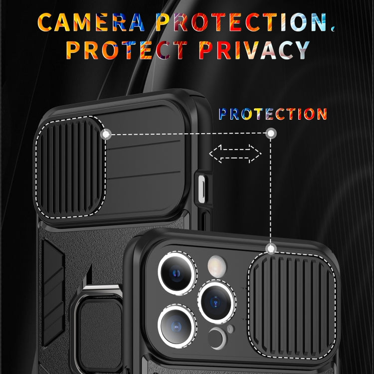 Cover antiurto in TPU e PC con anello per iPhone 13 mini