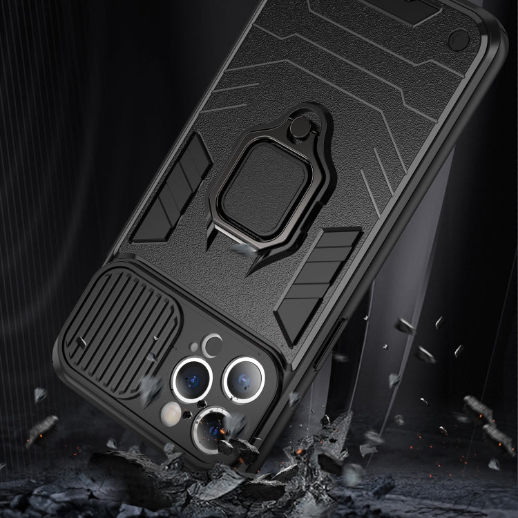 Cover antiurto in TPU e PC con anello per iPhone 13 mini