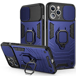Cover antiurto in TPU e PC con anello per iPhone 13 mini