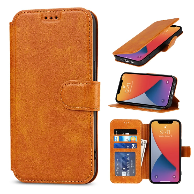 Custodia portafoglio in pelle PU e TPU per iPhone 13 mini