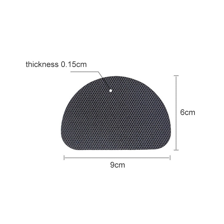 10 PCS 020 Cuscinetti adesivi inferiori in gomma antiscivolo resistenti all'usura Tacchi alti Pad antiscivolo sull'avampiede