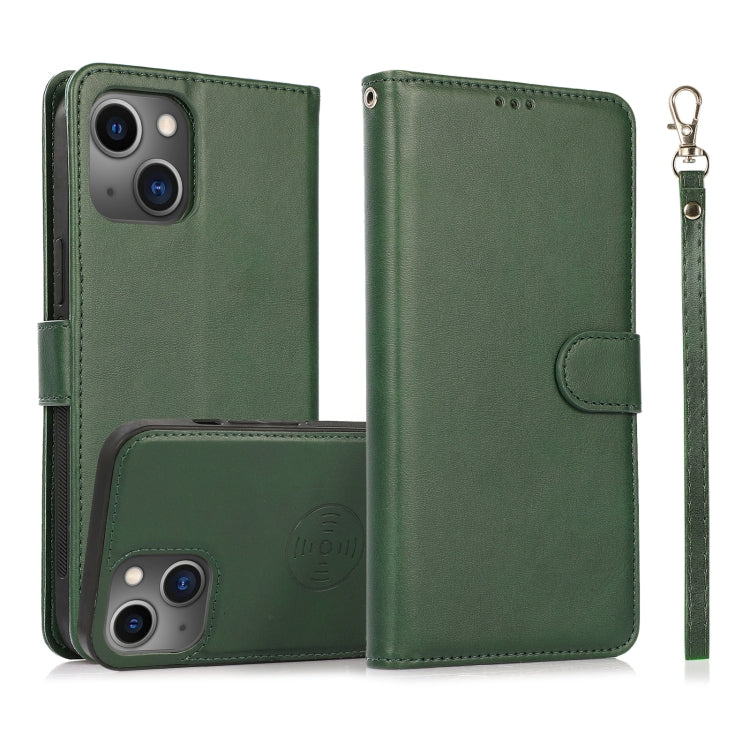 Calf Texture 2 in 1 Cover posteriore magnetica staccabile Custodia in pelle flip orizzontale con supporto e slot per carte e portafoglio e cornice per foto, For iPhone 13 mini, For iPhone 13, For iPhone 13 Pro, For iPhone 13 Pro Max