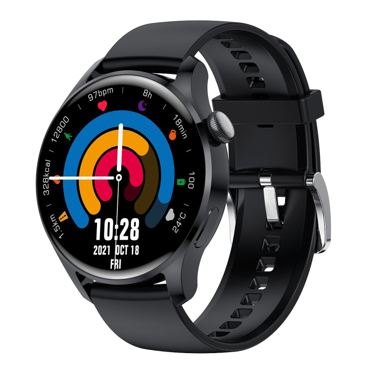 M103 Schermo a colori IPS da 1,35 pollici IP67 Orologio intelligente impermeabile, supporto monitoraggio del sonno / monitoraggio della frequenza cardiaca / chiamata Bluetooth / riproduzione musicale, stile: cinturino in silicone, Silicone Strap(Black)...